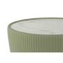 Voir la diapositive 5 : Paris Prix Table d'Appoint Design  Jokai  47cm Vert & Or