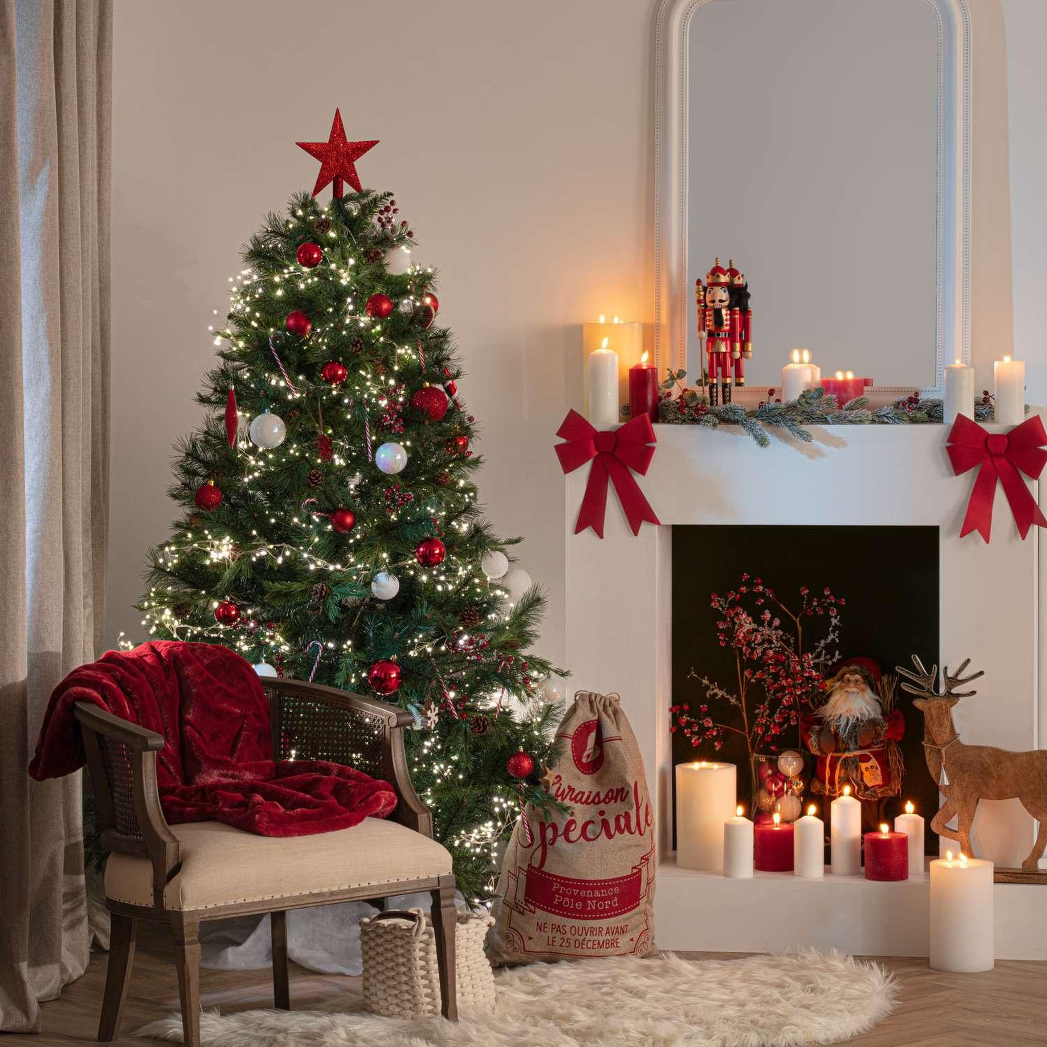 Voir la diapositive 2 : ATMOSPHERA Tapis pour sapin de noël duveteux