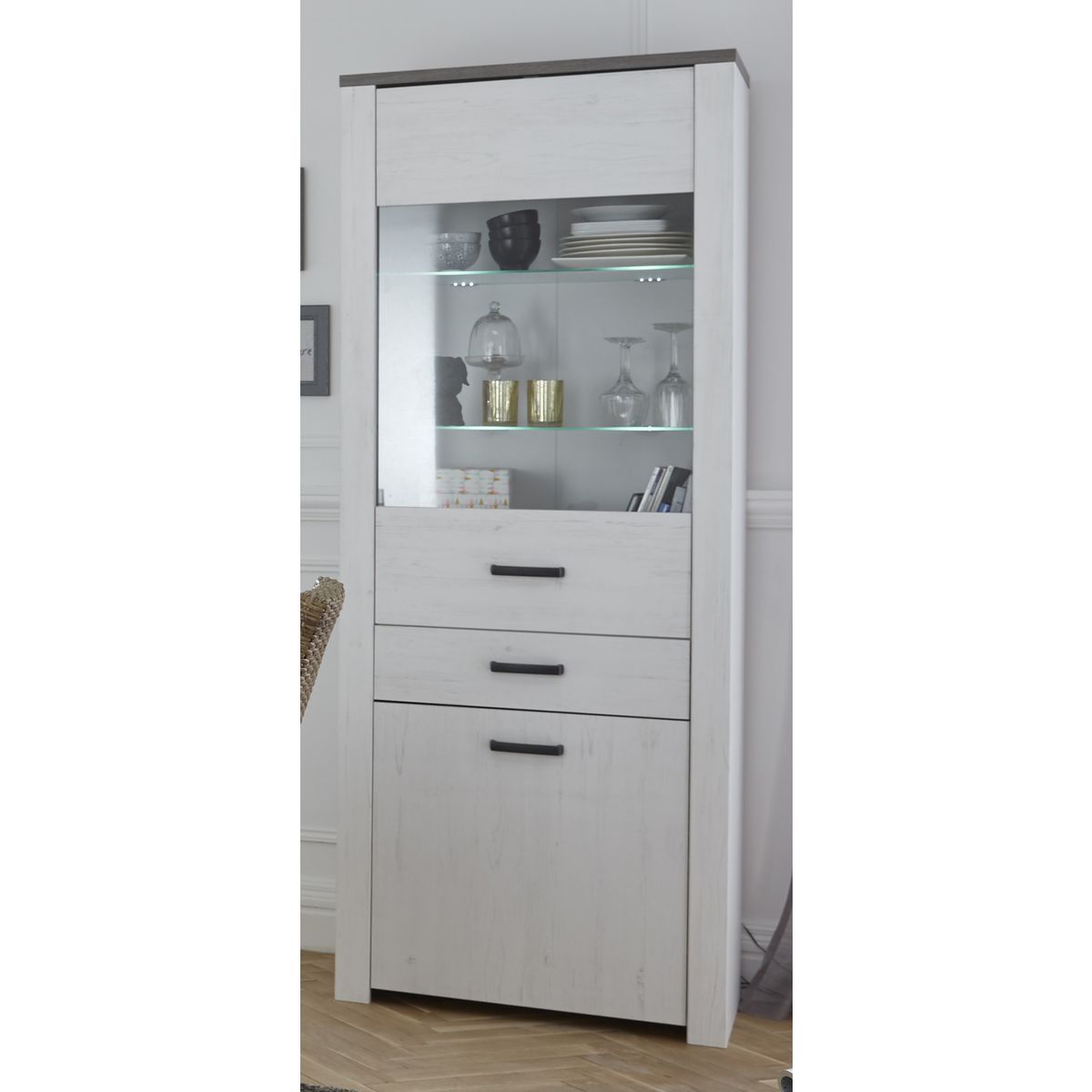 Vitrine 1 porte COMTESSE