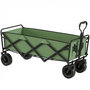 Voir la diapositive 1 : OUTSUNNY Chariot de jardin plage pliable 130L max. 250 Kg poignée telescopique