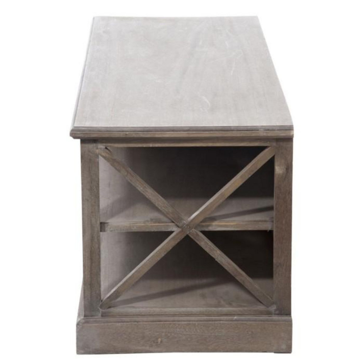 Paris Prix Meuble TV & 2 Paniers  Catherine  120cm Naturel