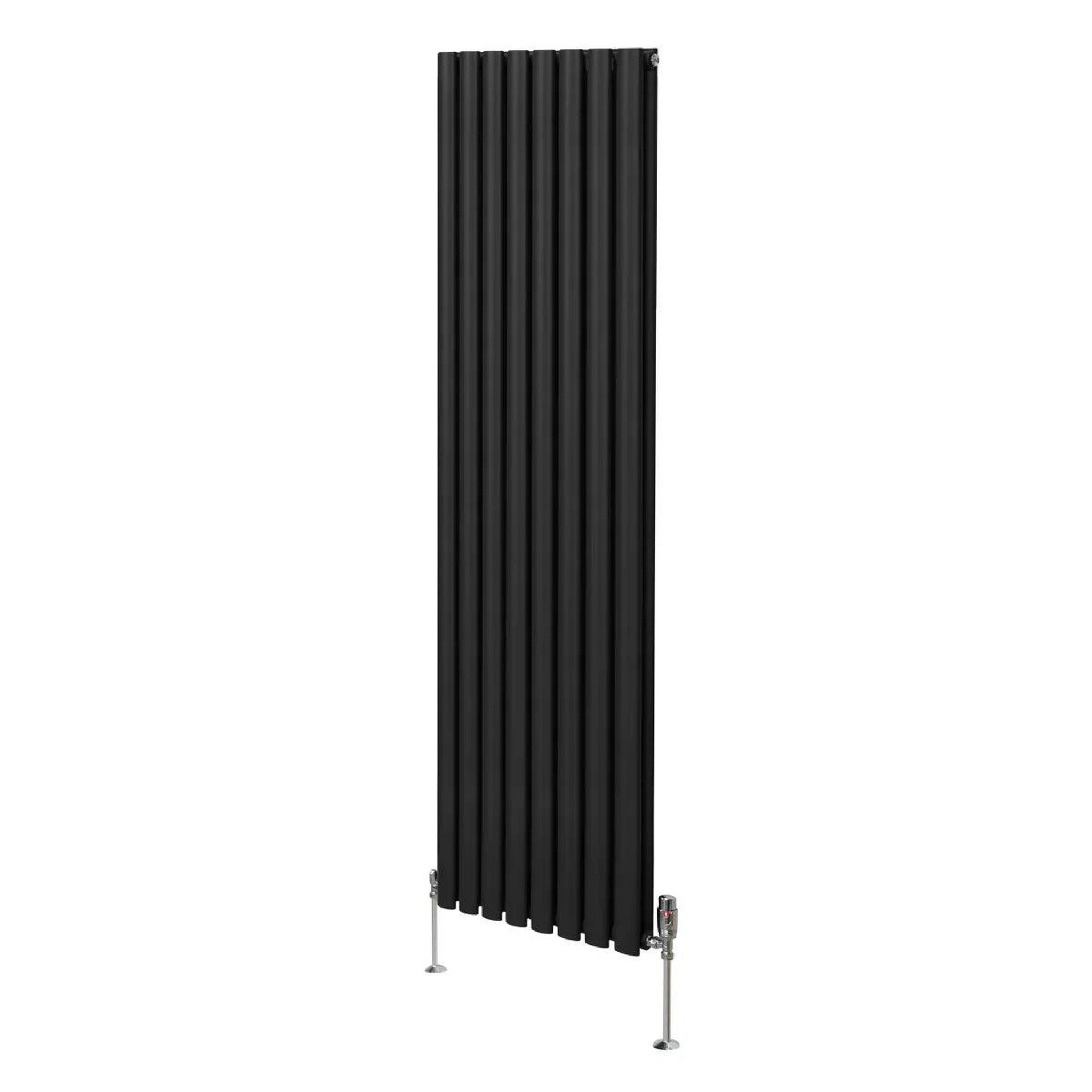 Voir la diapositive 1 : MONSTERSHOP Radiateur à colonnes ovales & robinet, 2 panneaux - 1800 x 480 mm