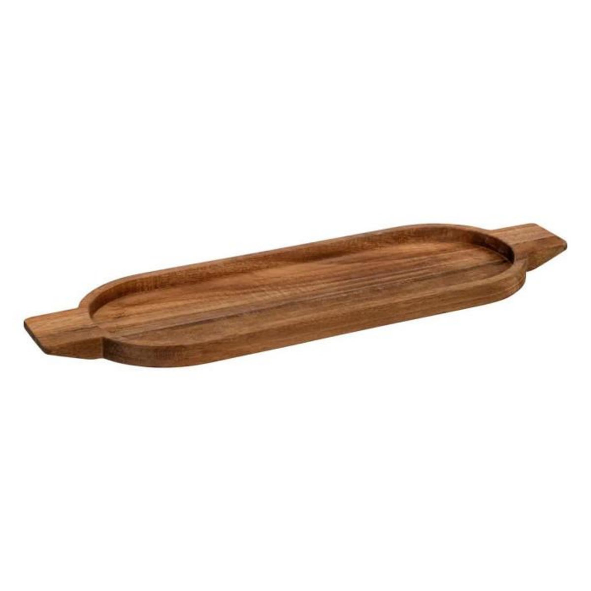 SECRET DE GOURMET Plat de Présentation en Bois  Acacia  48cm Marron