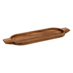 SECRET DE GOURMET Plat de Présentation en Bois  Acacia  48cm Marron