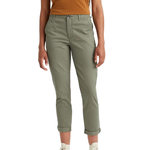 DOCKERS Pantalon Chino Kaki Femme Dockers Weekend. Coloris disponibles : Vert