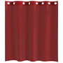 Voir la diapositive 4 : VIDAXL Rideaux en voile avec œillets 2 pcs rouge bordeaux