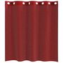 Voir la diapositive 4 : VIDAXL Rideaux en voile avec œillets 2 pcs rouge bordeaux