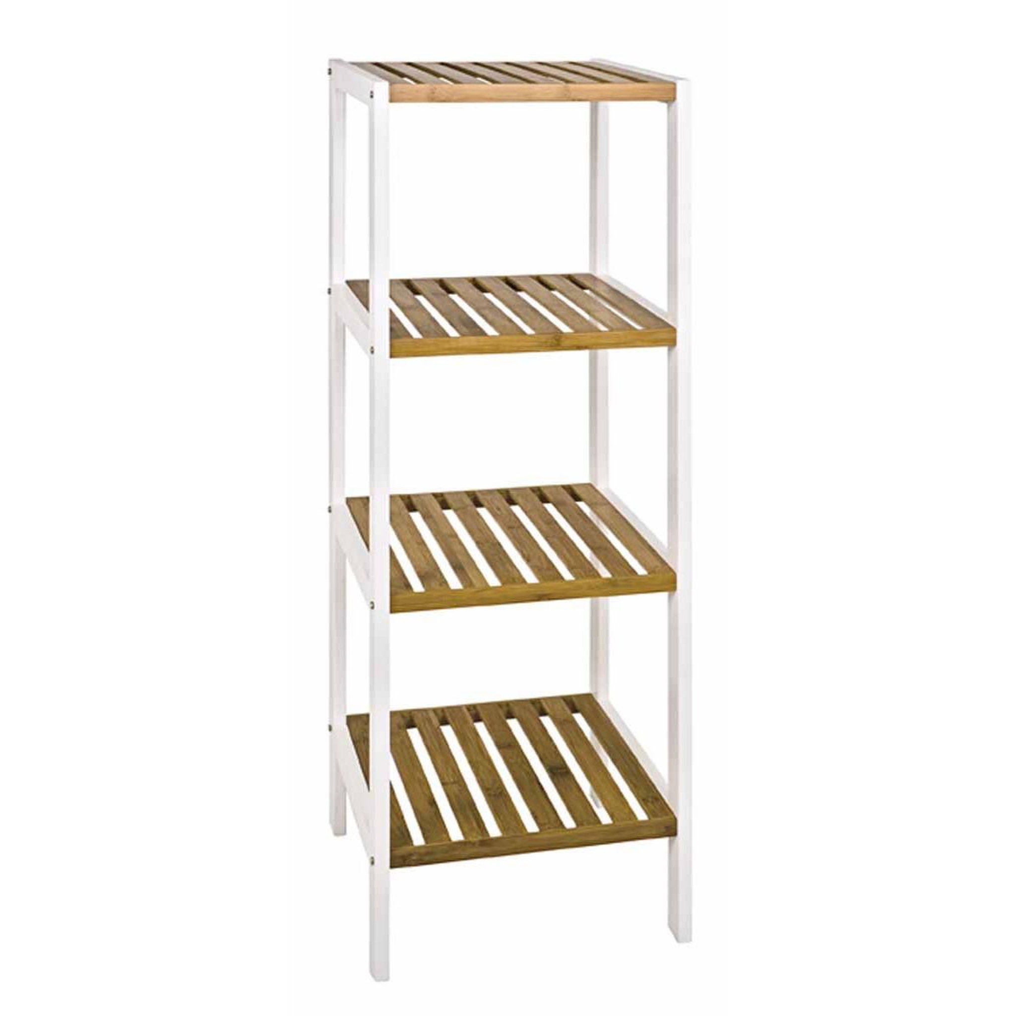 Paris Prix Étagère 4 niveaux en bambou  stacy  112cm naturel