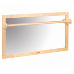 EDUCO Miroir pour jeunes enfants en bois - jeu Montessori