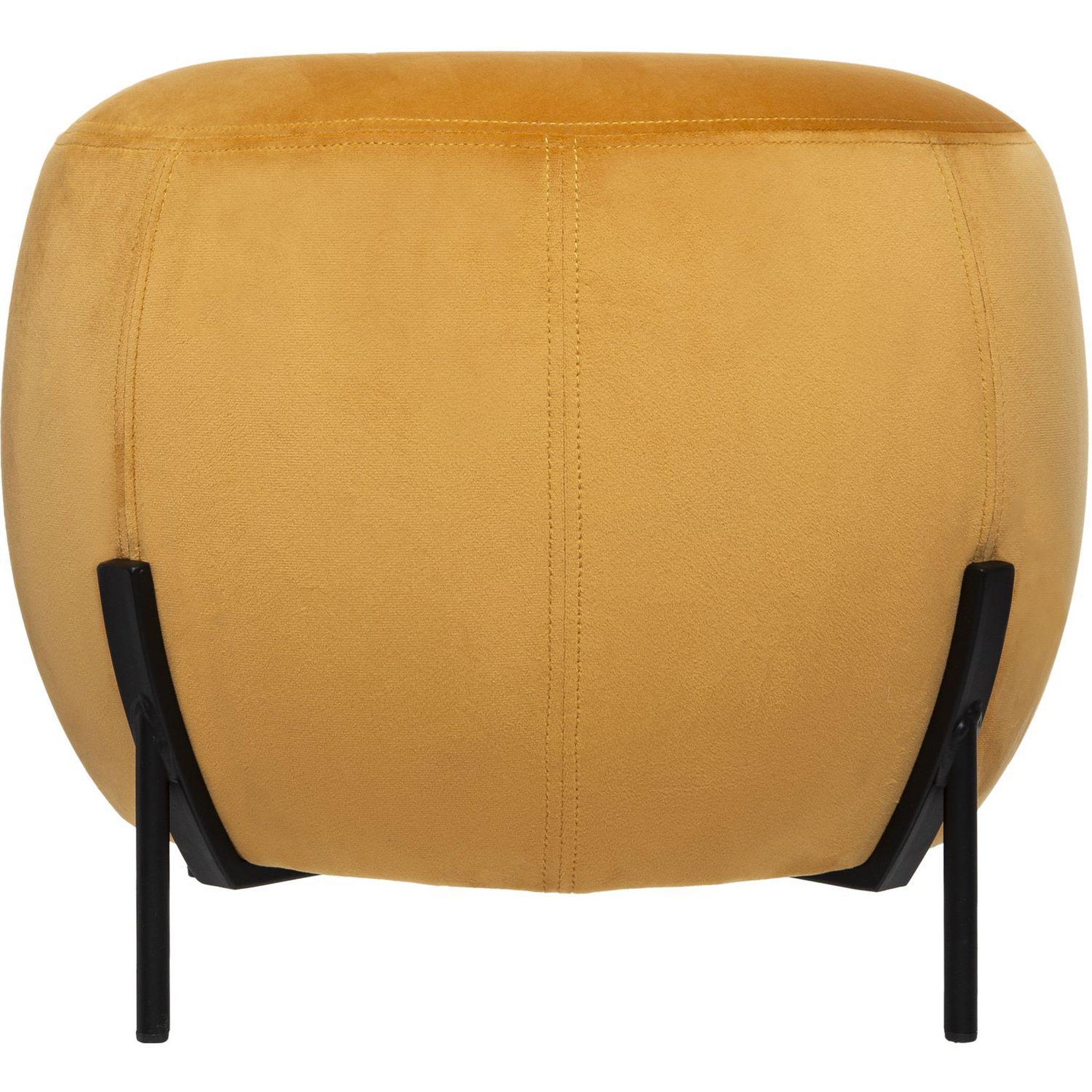 Voir la diapositive 2 : TOILINUX 2 Tabourets design velours Calabaza