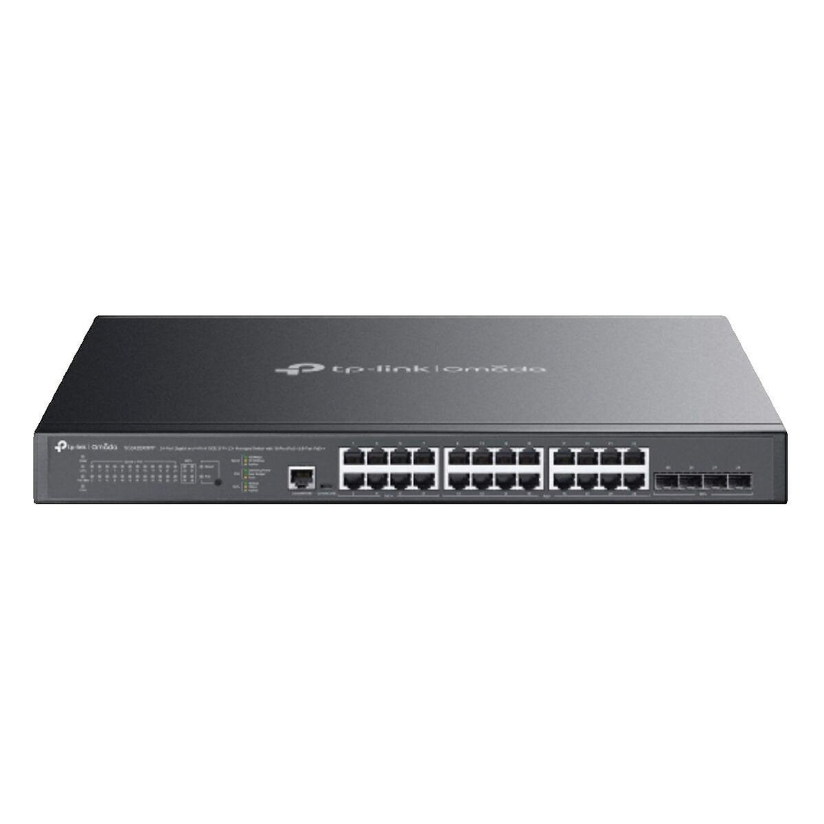 TP-LINK Switch TP-Link Omada SG3428XMPP V1.8 - L2+ - Géré - 16 ports PoE+ Gigabit + 8 ports PoE++ Gigabit + 4 ports 10Gb SFP+ - Noir