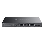 TP-LINK Switch TP-Link Omada SG3428XMPP V1.8 - L2+ - Géré - 16 ports PoE+ Gigabit + 8 ports PoE++ Gigabit + 4 ports 10Gb SFP+ - Noir