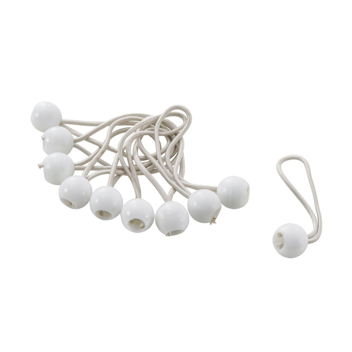 WERKAPRO Attache rapide WERKA PRO pour bâche  lot de 10  blanc
