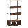 Voir la diapositive 6 : VIDAXL Armoire chêne marron 90x50x180 cm bois d ingénierie