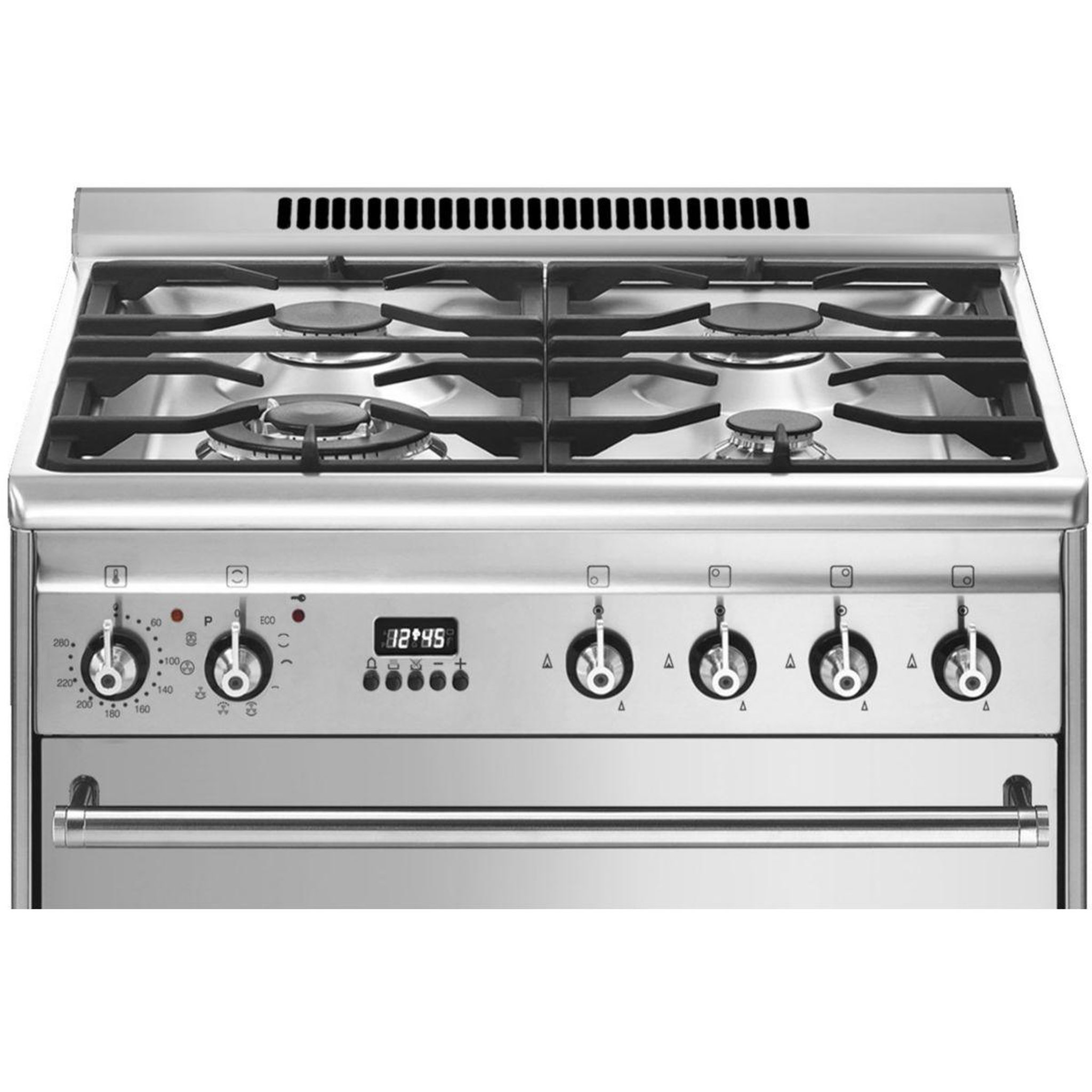Voir la diapositive 2 : SMEG Cuisinière gaz gp61x9