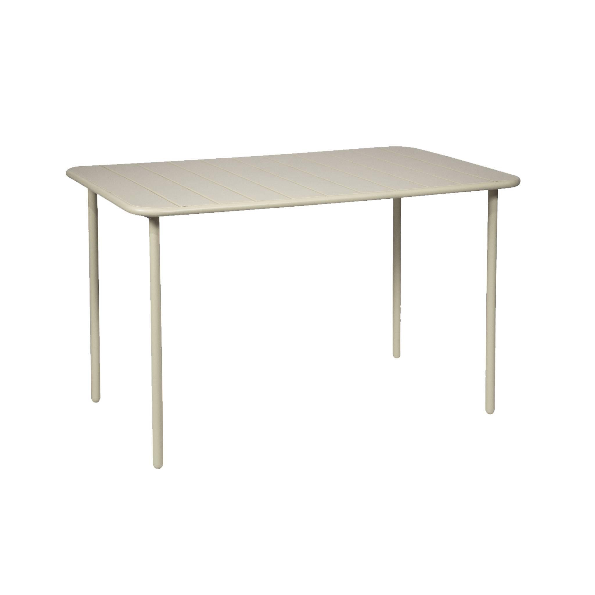 Voir la diapositive 1 : SWEEEK Table de jardin métal 4 places, Amelia L 120 x 70 x 72,5cm