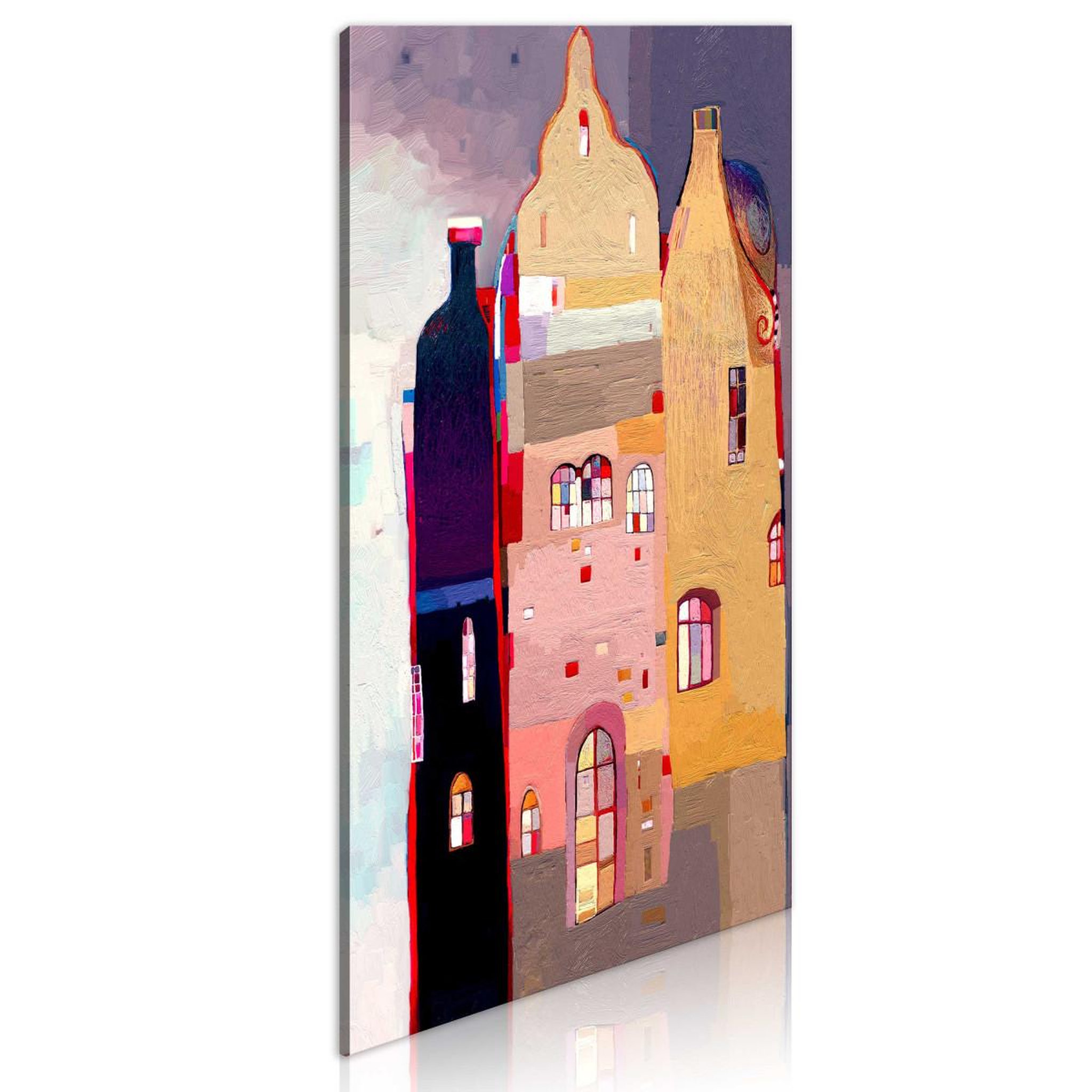 Paris Prix Tableau imprimé  immeuble fabuleux  40x80cm