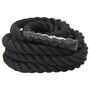 Voir la diapositive 5 : VIDAXL Corde de combat noir 6 m 4,5 kg polyester