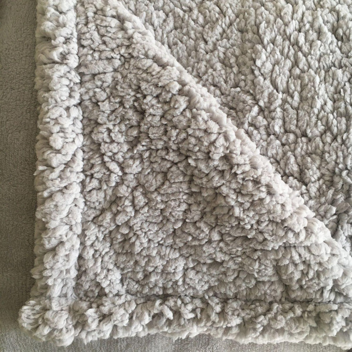 ACTUEL Plaid double face polaire/sherpa  