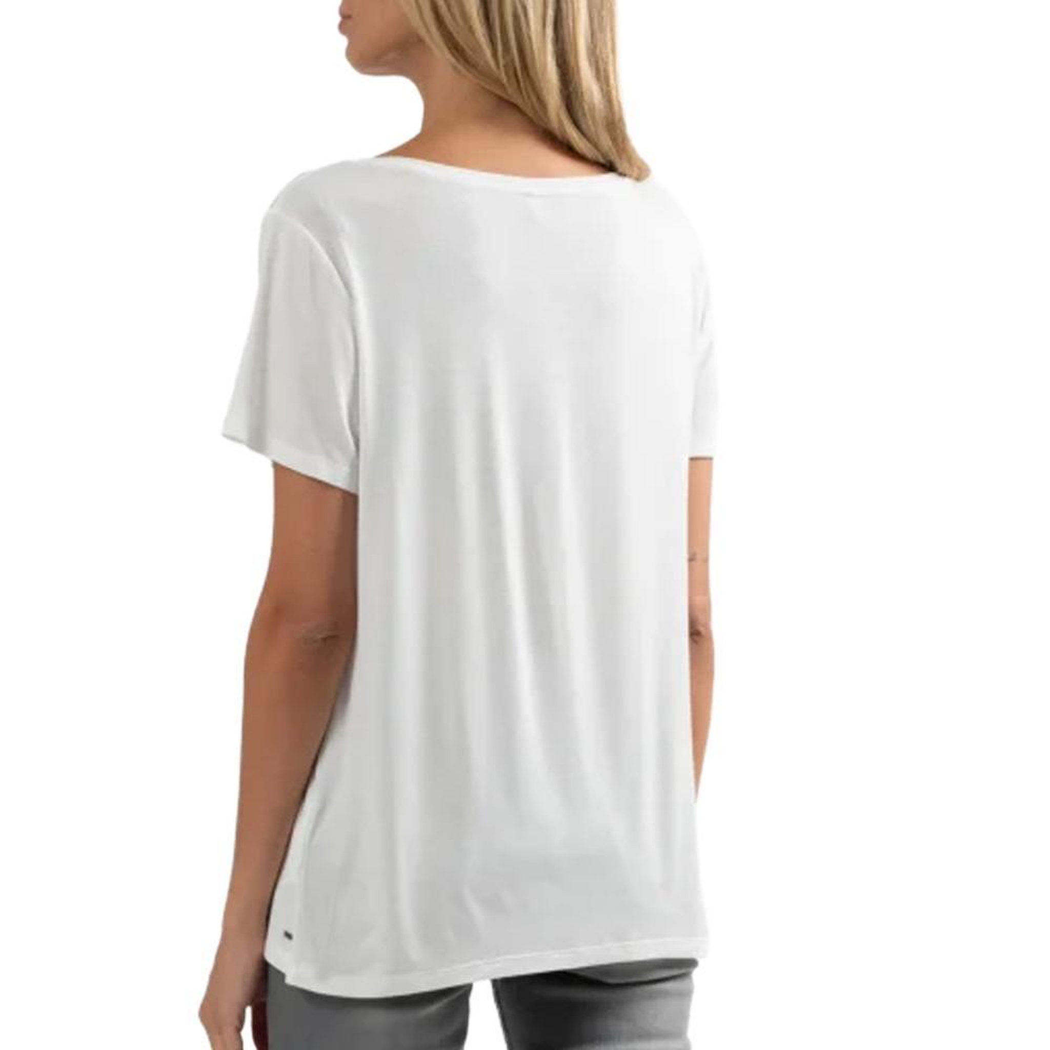 Voir la diapositive 5 : SUN VALLEY T-shirt Blanc Femme Sun Valley PLATTEN