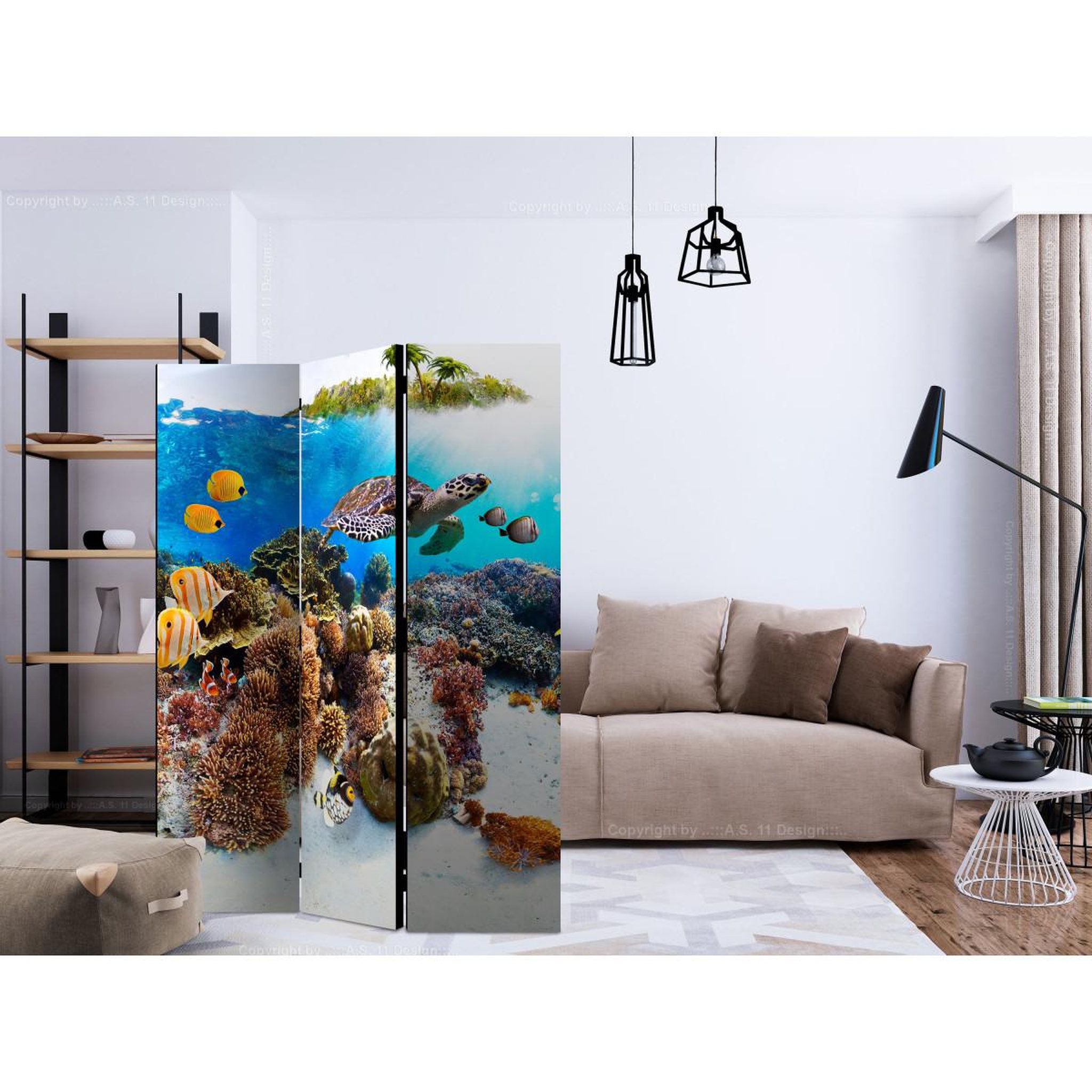 Voir la diapositive 2 : Paris Prix Paravent 3 volets  cay  135x172cm