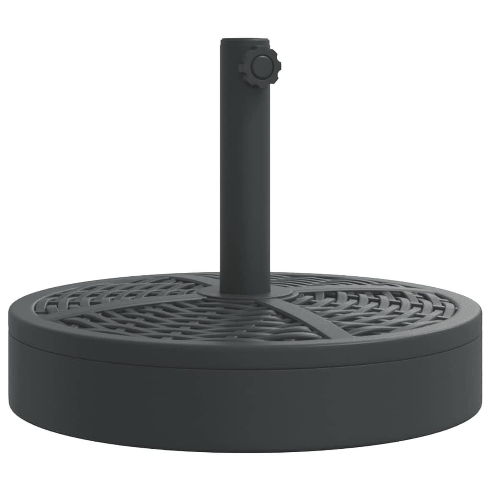 Voir la diapositive 2 : VIDAXL Base de parasol pour mats Ø38 / 48 mm 25 kg rond