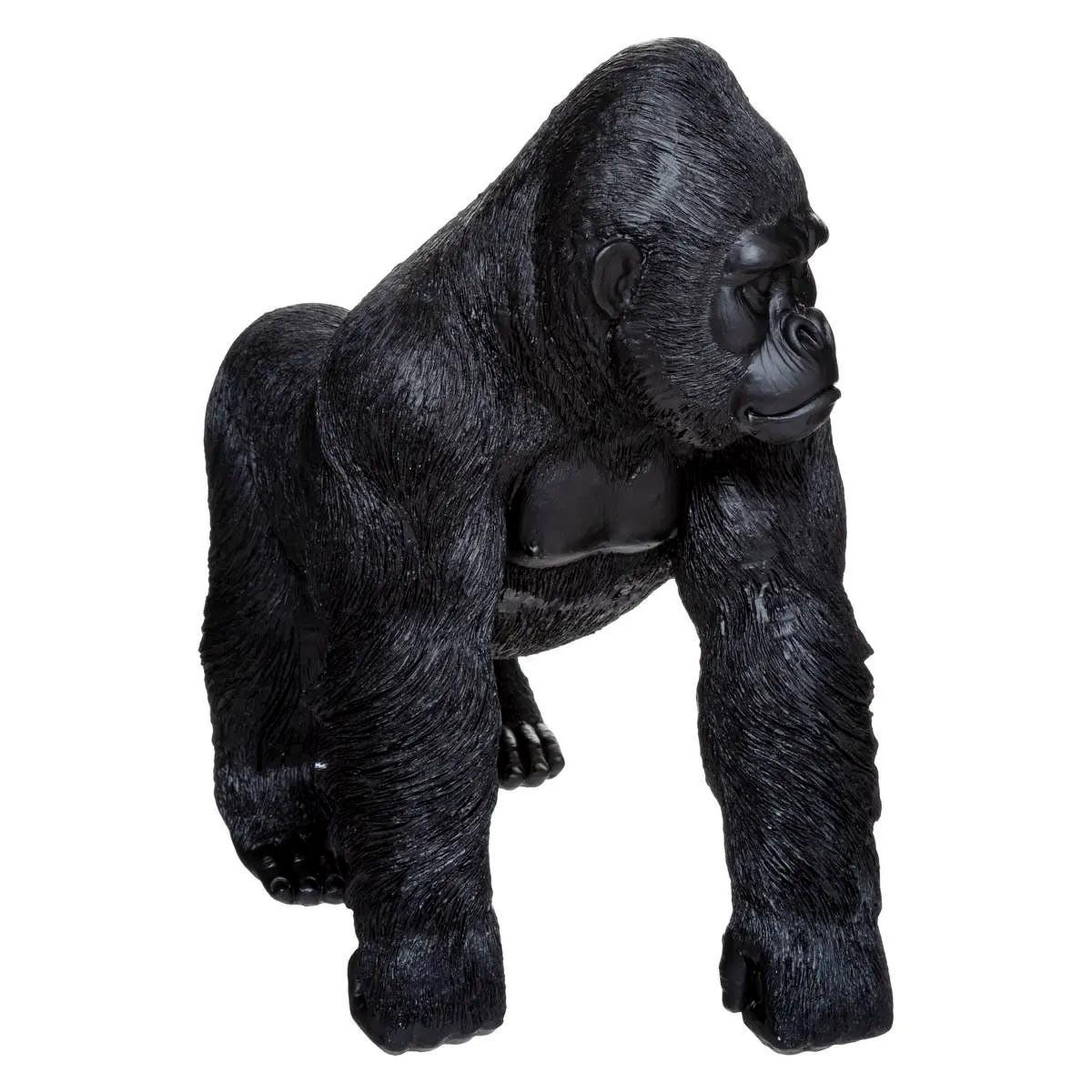 ATMOSPHERA Statuette déco  gorille en mouvement  37cm noir