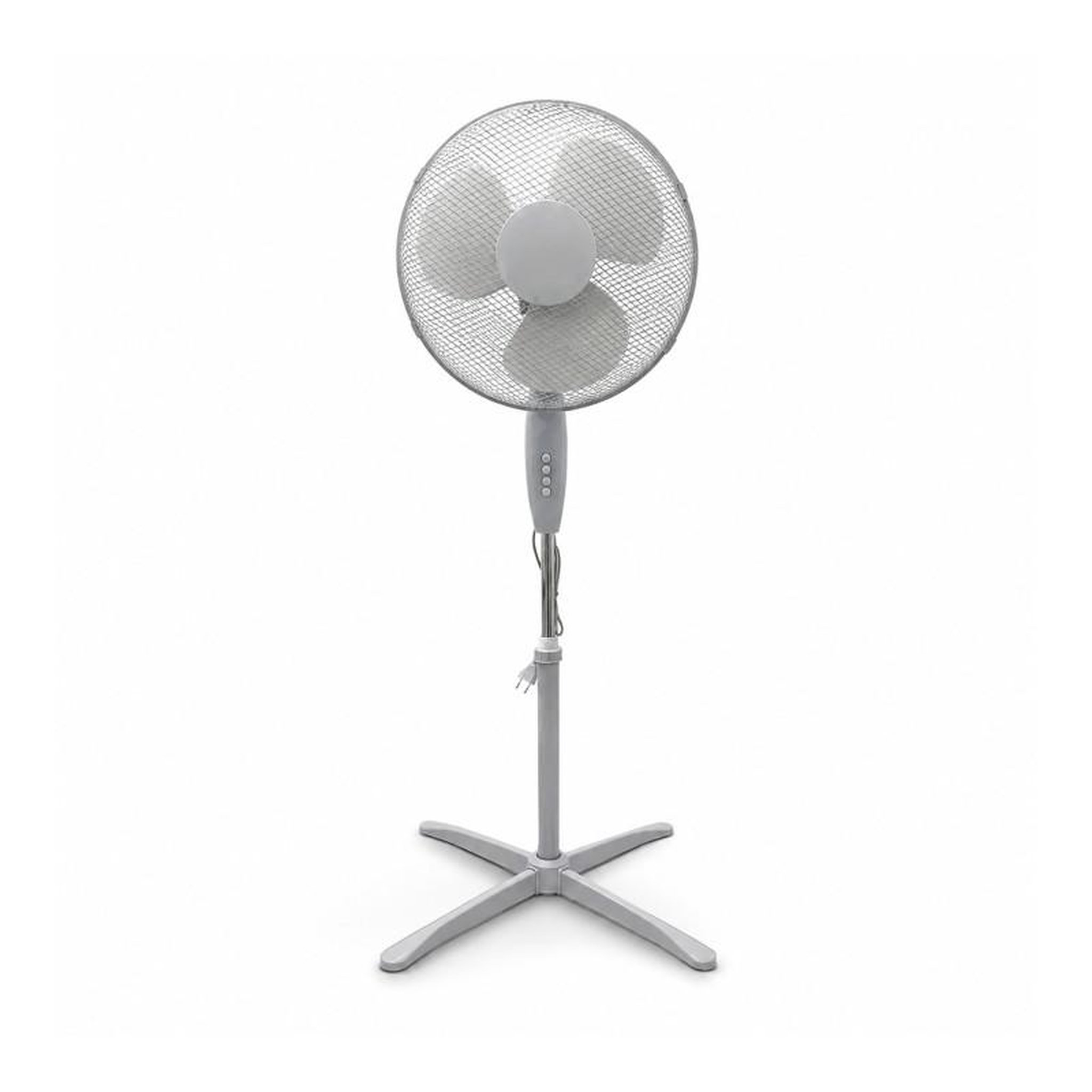 Ventilateur sur pied hauteur ajustable – gris 40w