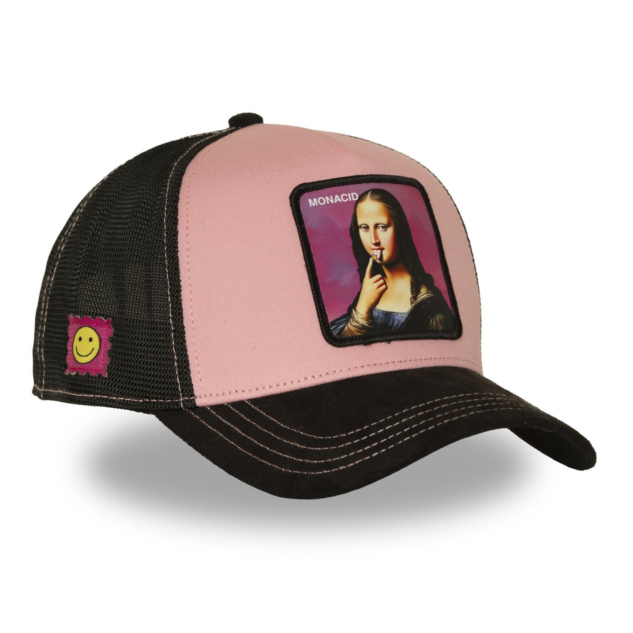 Voir la diapositive 4 : CAPSLAB Casquette trucker avec filet et patch mona