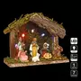 FEERIC LIGHT & CHRISTMAS Crèche de Noël à LED - 7 Santons