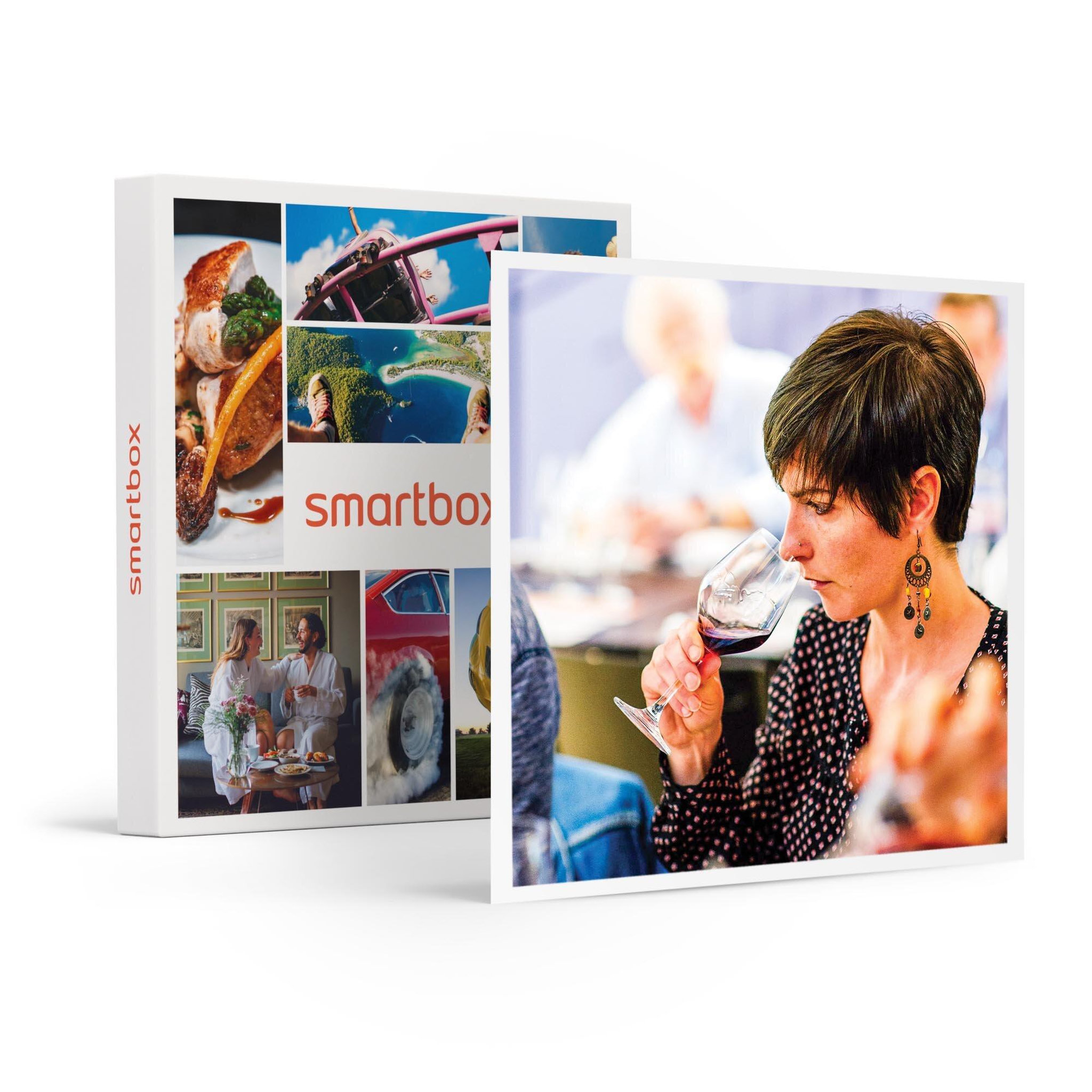 Voir la diapositive 1 : Smartbox Cours d'œnologie de 4h pour maîtriser les incontournables du vin avec ProDégustation - Coffret Cadeau Gastronomie