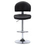 Voir la diapositive 2 : VIDAXL Tabouret de bar Noir Similicuir