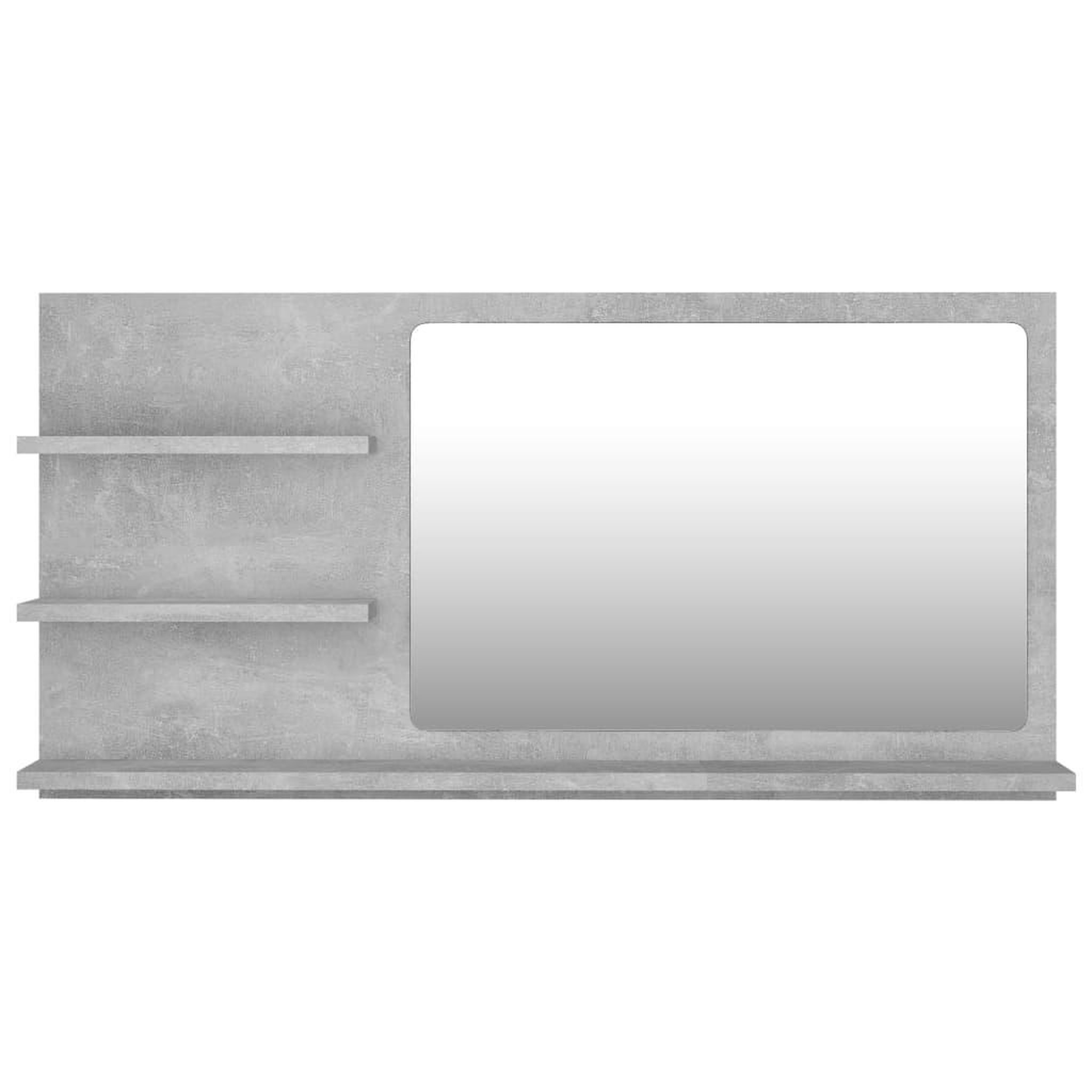 Voir la diapositive 5 : VIDAXL Miroir de salle de bain gris beton bois d'ingenierie