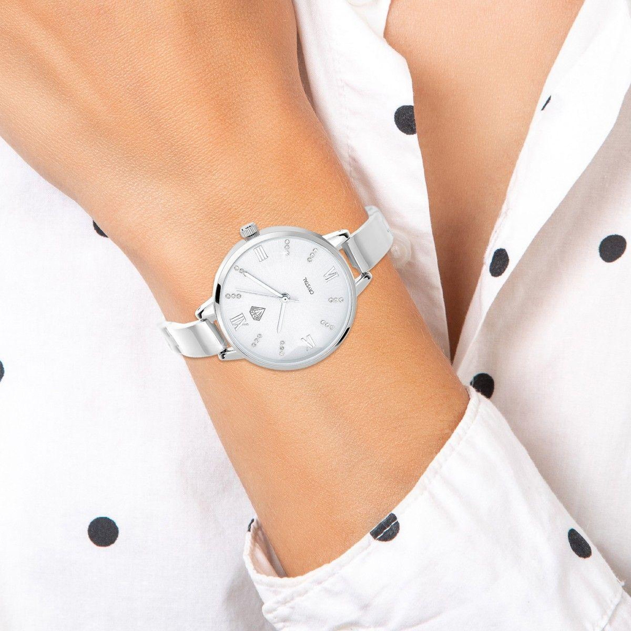 Voir la diapositive 2 : SC CRYSTAL Montre Maya élégante par SC Crystal
