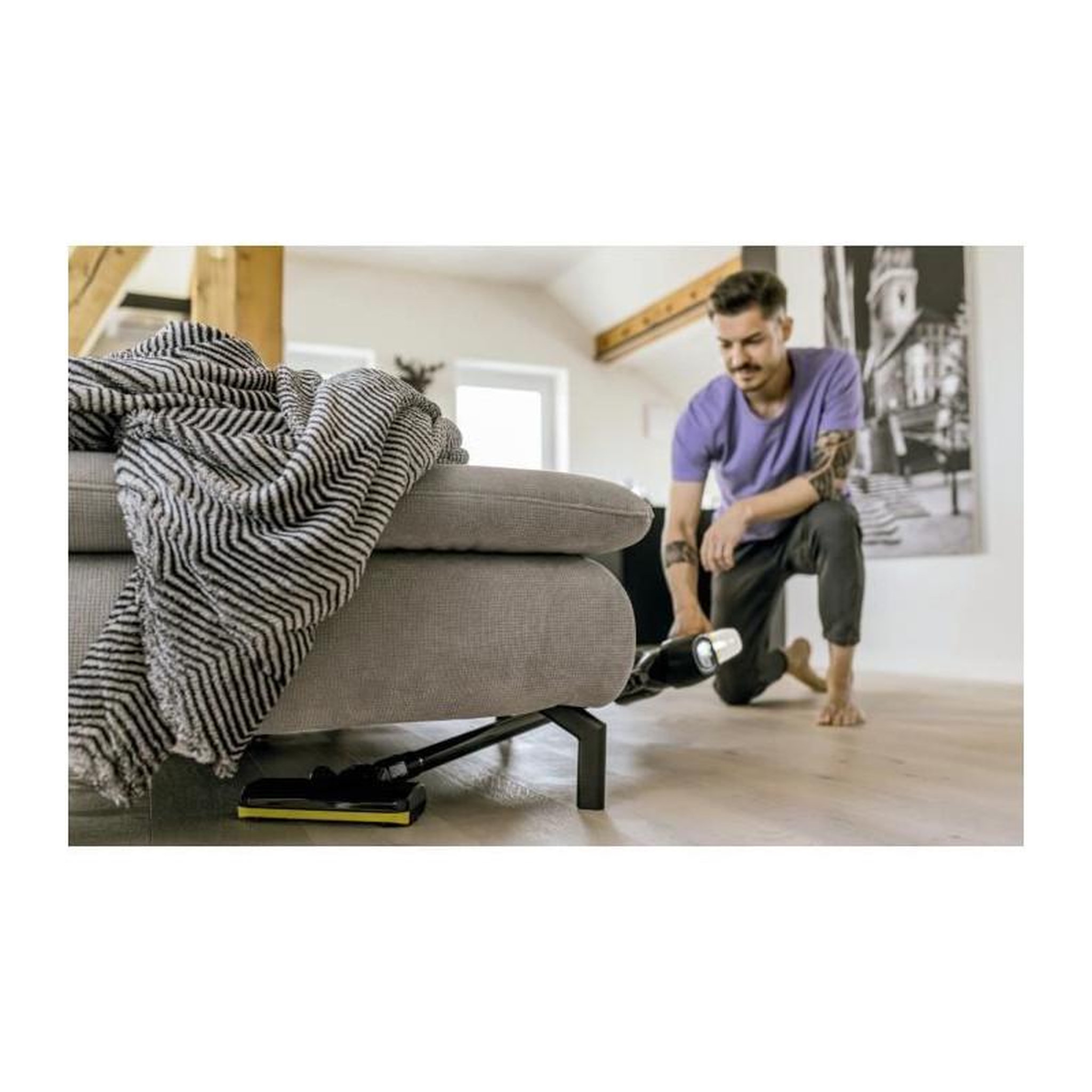 Voir la diapositive 5 : KARCHER Aspirateur balai VC 4 Cordless myHome white
