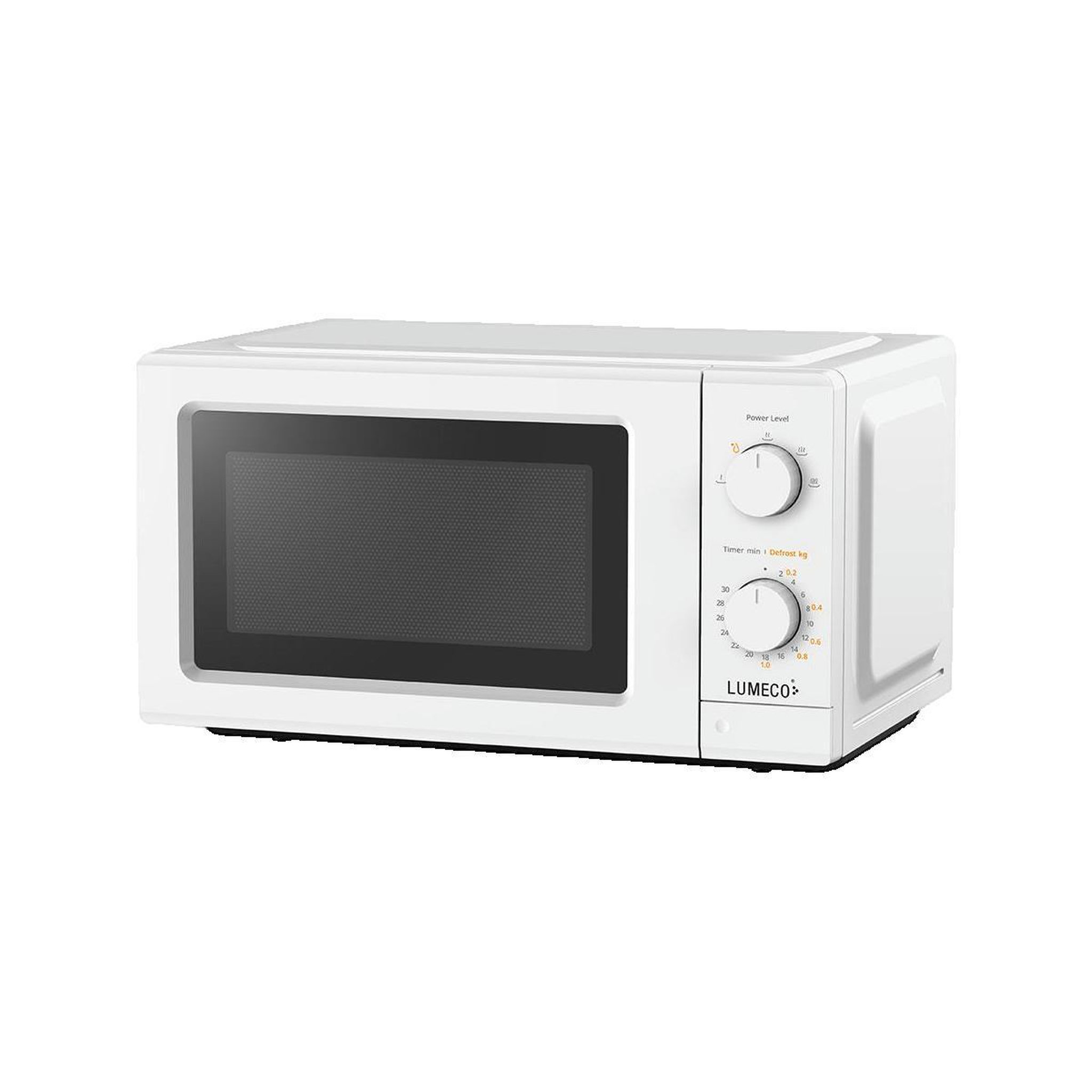 Voir la diapositive 2 : Lumihome Micro-ondes Lumeco Blanc 700 W 20 L