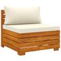Voir la diapositive 4 : VIDAXL Salon de jardin 6 pcs avec coussins Bois d'acacia solide