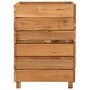 Voir la diapositive 4 : VIDAXL Lit sureleve 50x40x55 cm bois de teck recycle et acier