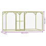 Voir la diapositive 6 : VIDAXL Poulailler 1,5x3x1,5 m Pinede impregnee