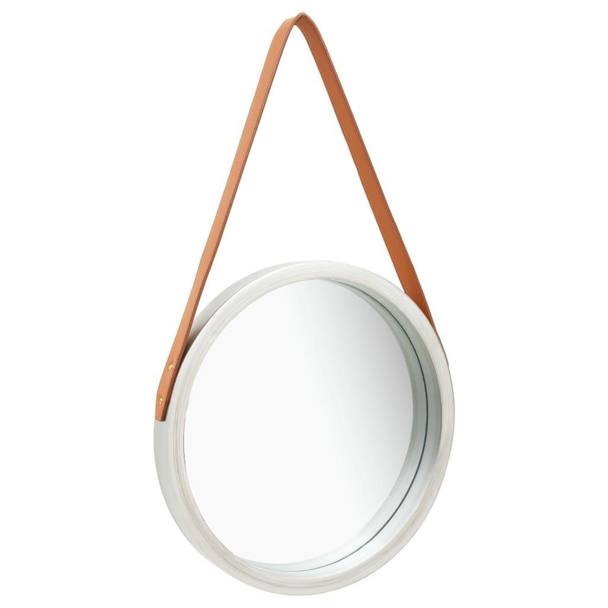 Voir la diapositive 1 : VIDAXL Miroir mural avec sangle 40 cm Argente