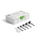 Voir la diapositive 1 : FESTOOL Kit de forets FORSTNER SYS3 S 76 FB CE SORT 5 FESTOOL 578110