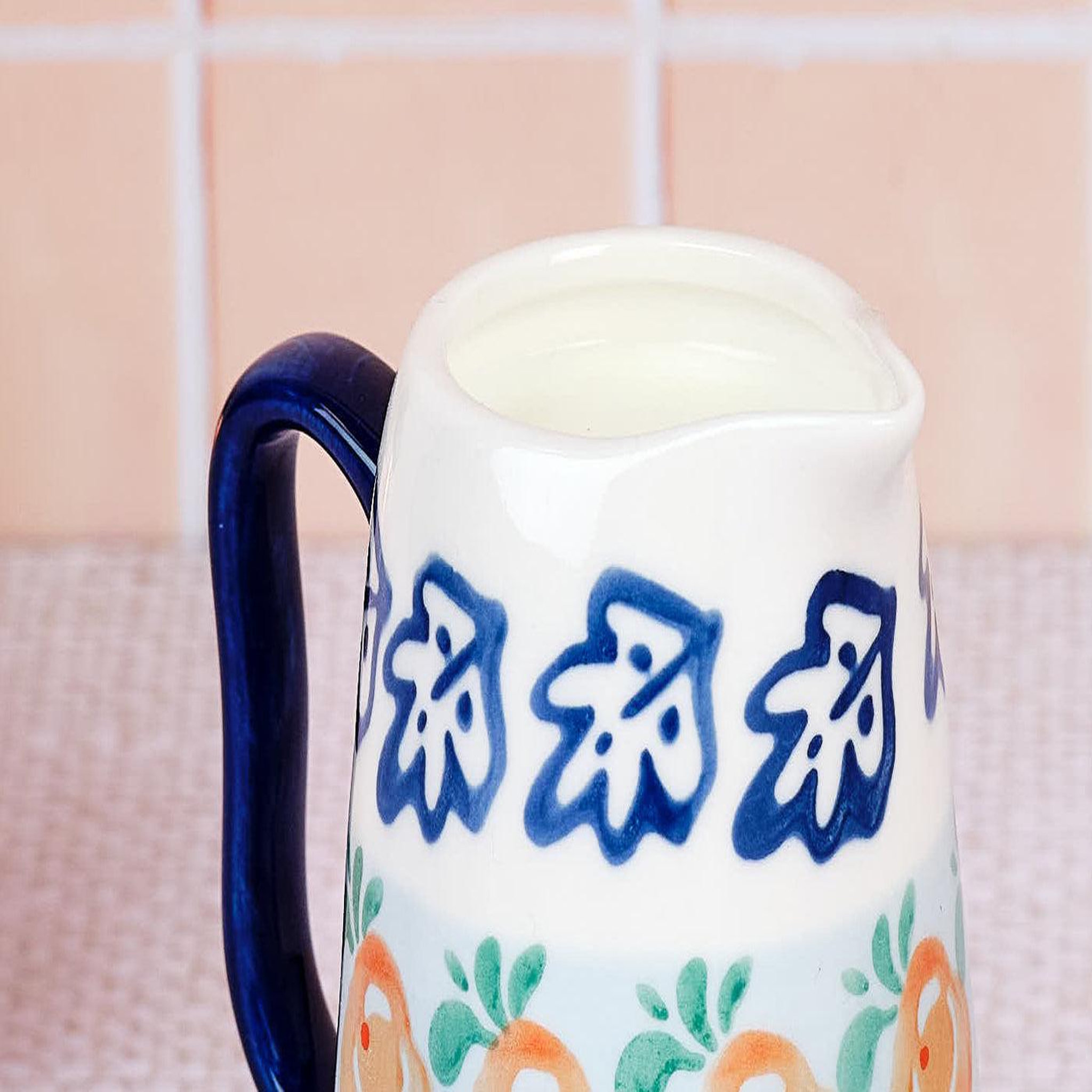 Voir la diapositive 4 : BJORN Pot à lait napoli 30cl - agrume