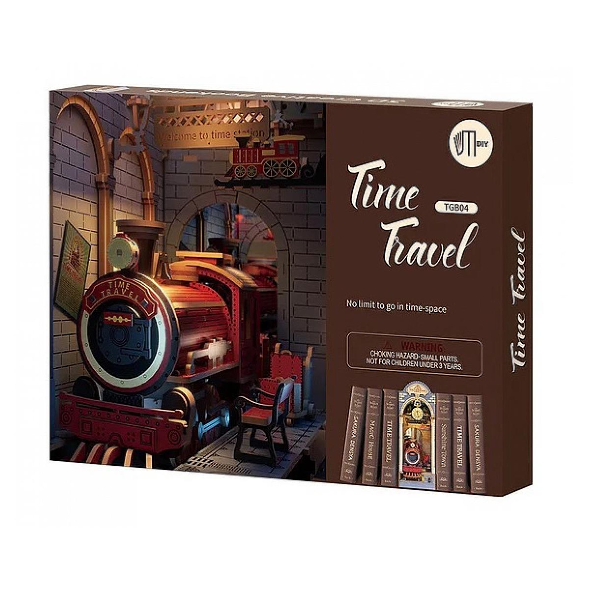 Voir la diapositive 4 : ROBOTIME Serre livre en bois Time Travel