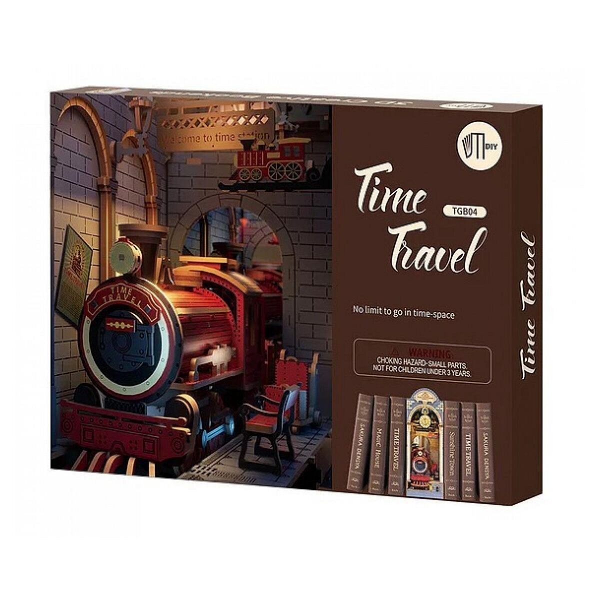 ROBOTIME Serre livre en bois Time Travel