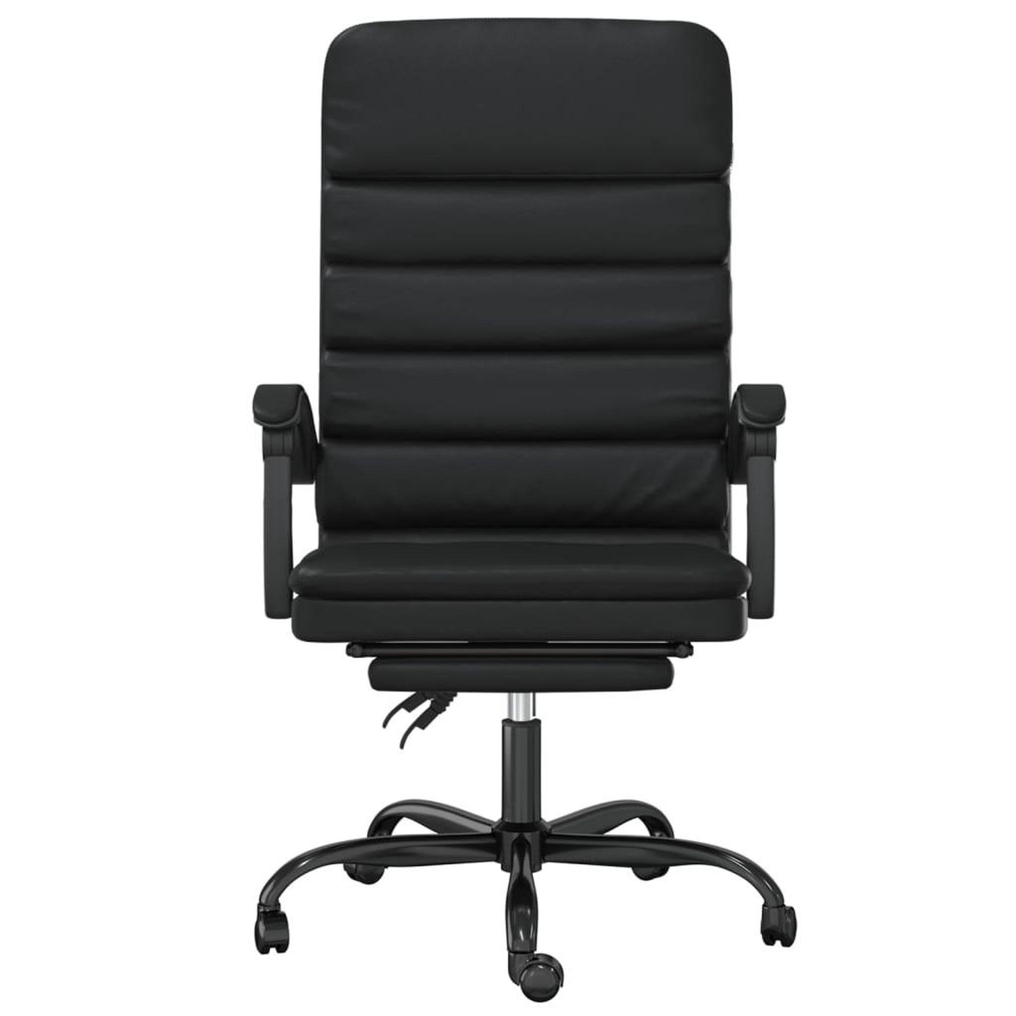 Voir la diapositive 3 : VIDAXL Fauteuil de massage inclinable de bureau Noir Similicuir