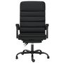 Voir la diapositive 3 : VIDAXL Fauteuil de massage inclinable de bureau Noir Similicuir