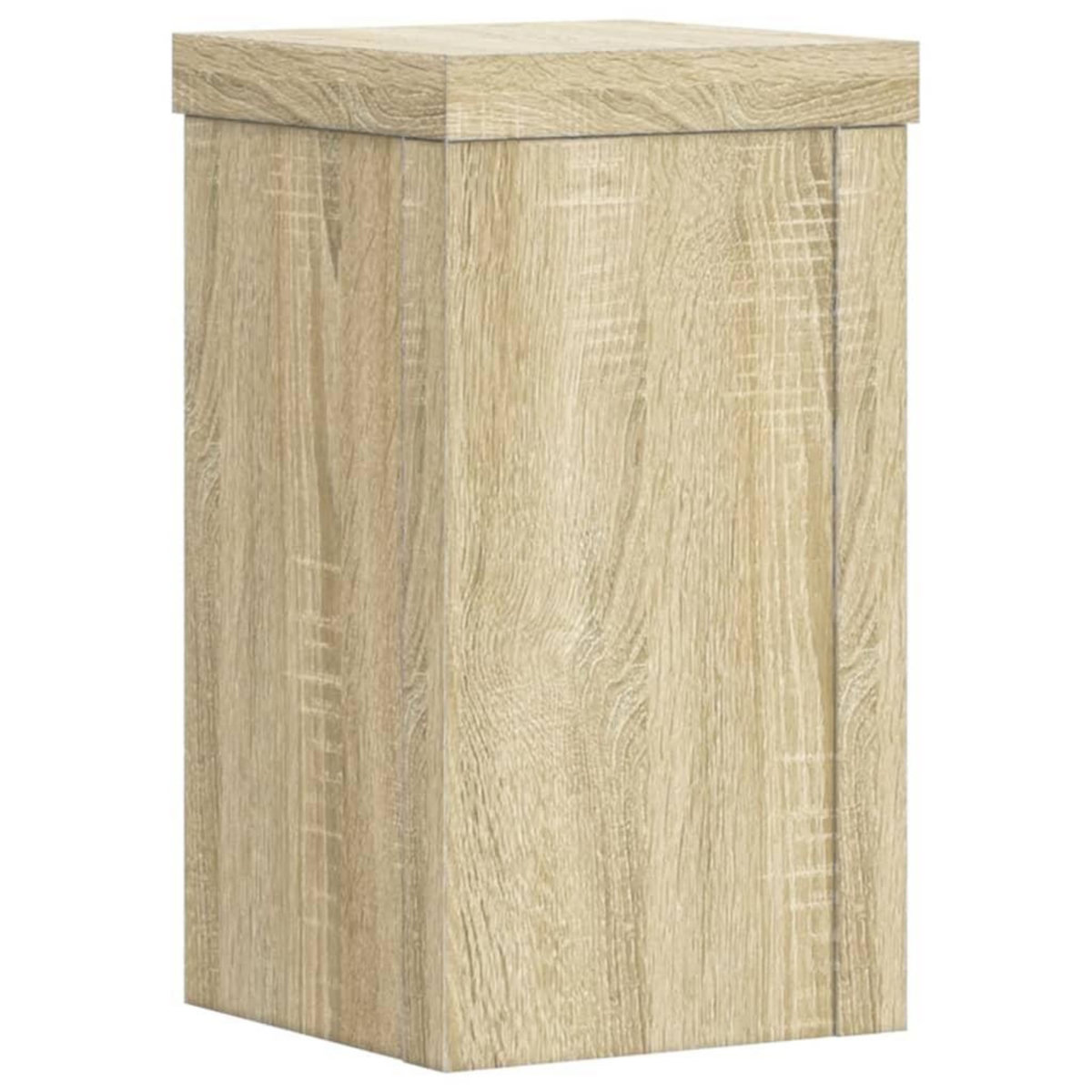 VIDAXL Supports pour plantes 2 pcs chene sonoma bois d'ingenierie