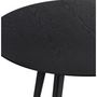 Voir la diapositive 4 : Paris Prix Table de Repas Design  Kyoto  120cm Noir
