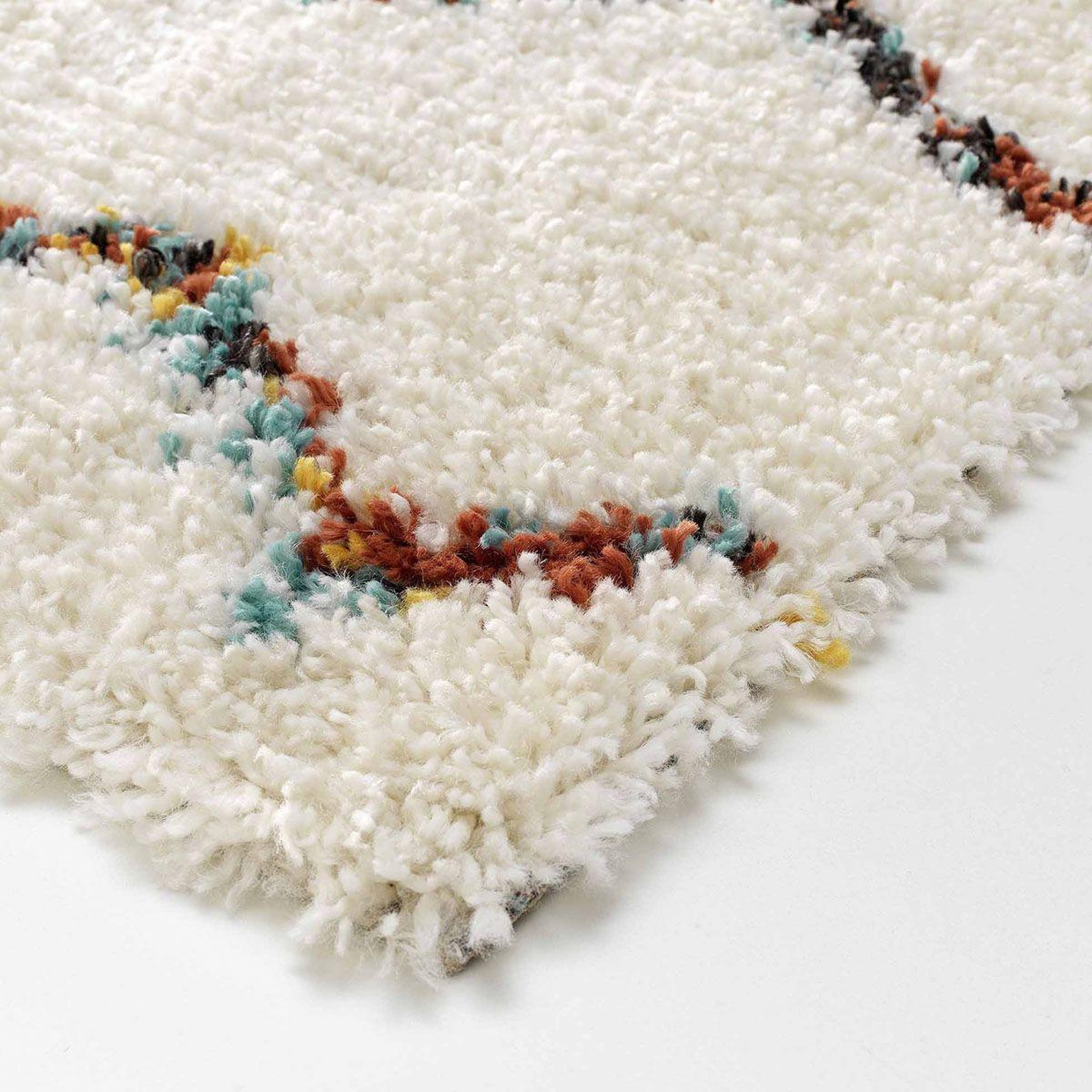 Voir la diapositive 2 : Douceur d'Intérieur Tapis déco shaggy  vasco  160x230cm multicolore