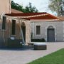 Voir la diapositive 1 : VIDAXL Auvent manuel retractable avec LED 400x300 cm Orange et marron